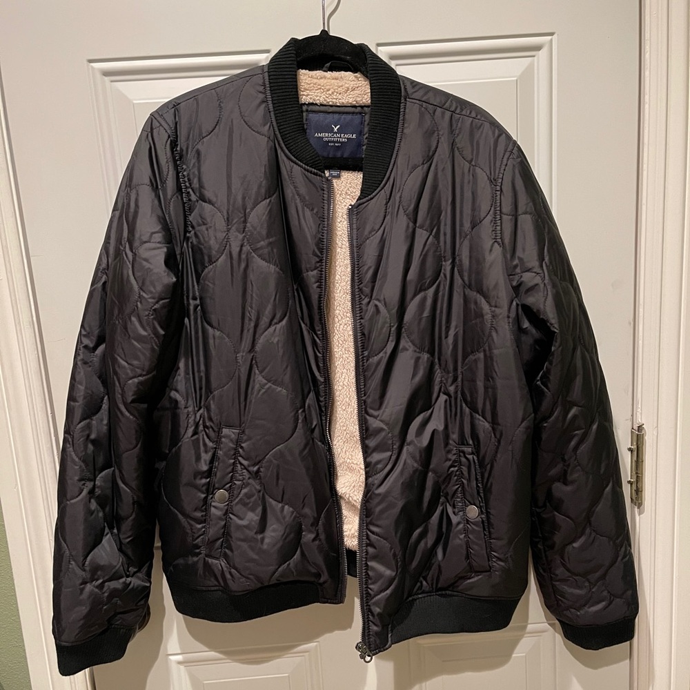 American Eagle Sherpa Bomber Jacket